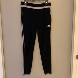 Adidas black track pants